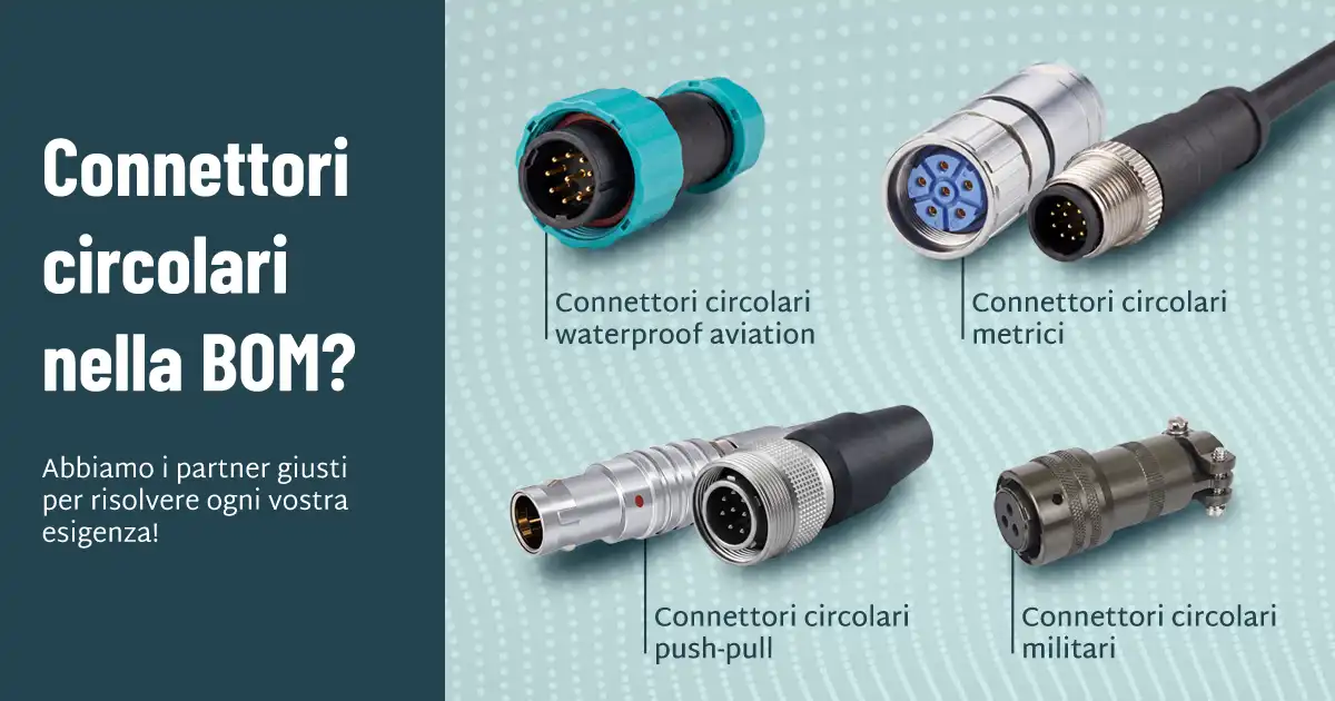 Connettori circolari: produttori alternativi a Binder, Lemo e Amphenol
