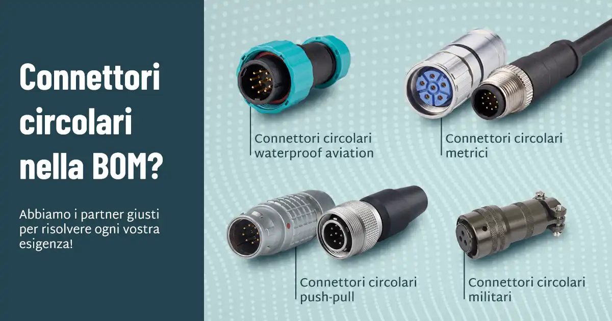 Connettori circolari: produttori alternativi a Binder, Lemo e Amphenol